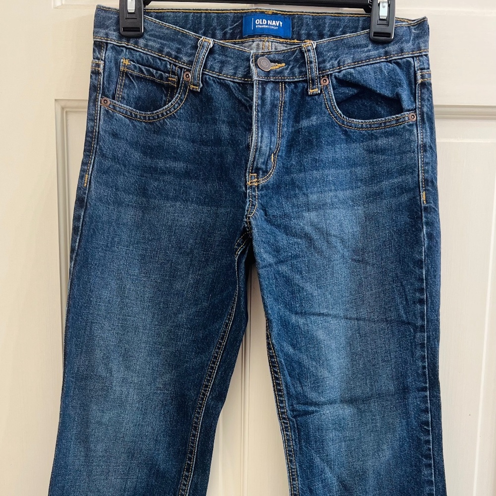 Old navy straight leg jeans size 14